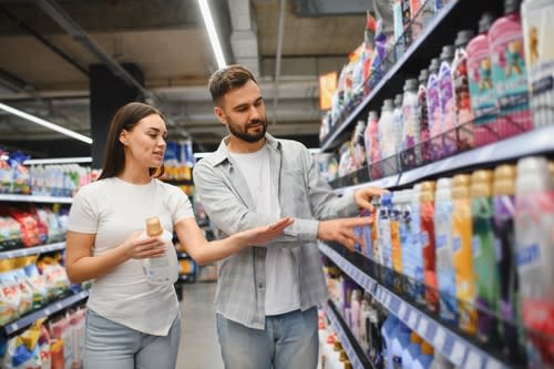 Shopping for cleaning products