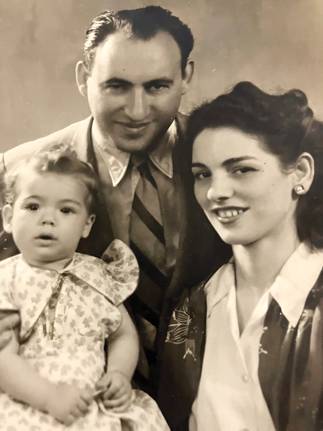 Paris 1948: Gabi, Shulem, and Malcah Wieder.