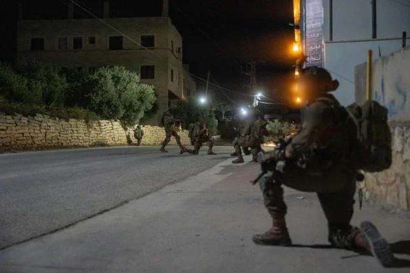 IDF soldiers operate in the West Bank, June, 2026.
