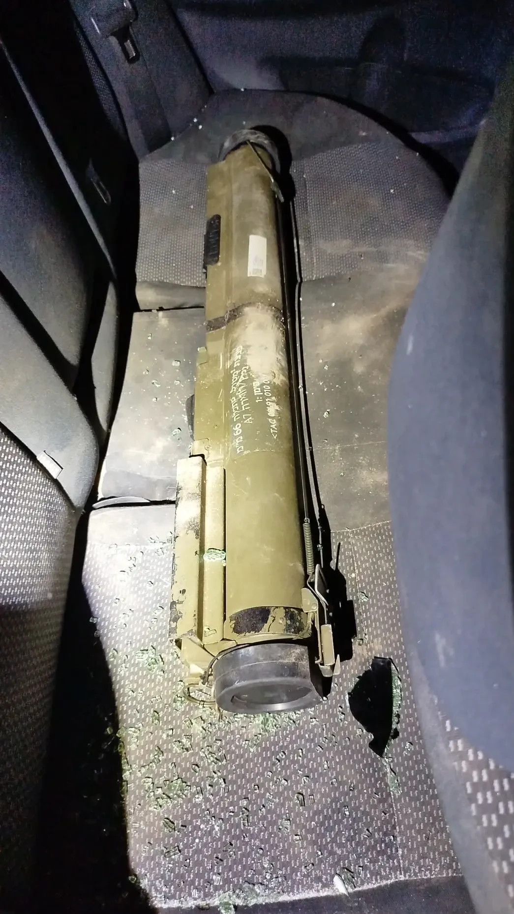 A stolen M72 LAW (Light Anti-tank Weapon) seized by Israel Police near Tel Sheva, June 2026.