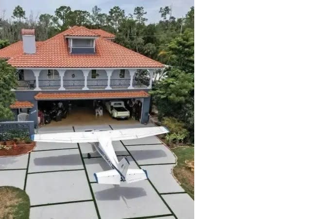 A private airplane