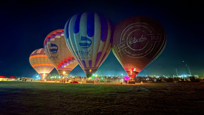 Hot air balloon festival.