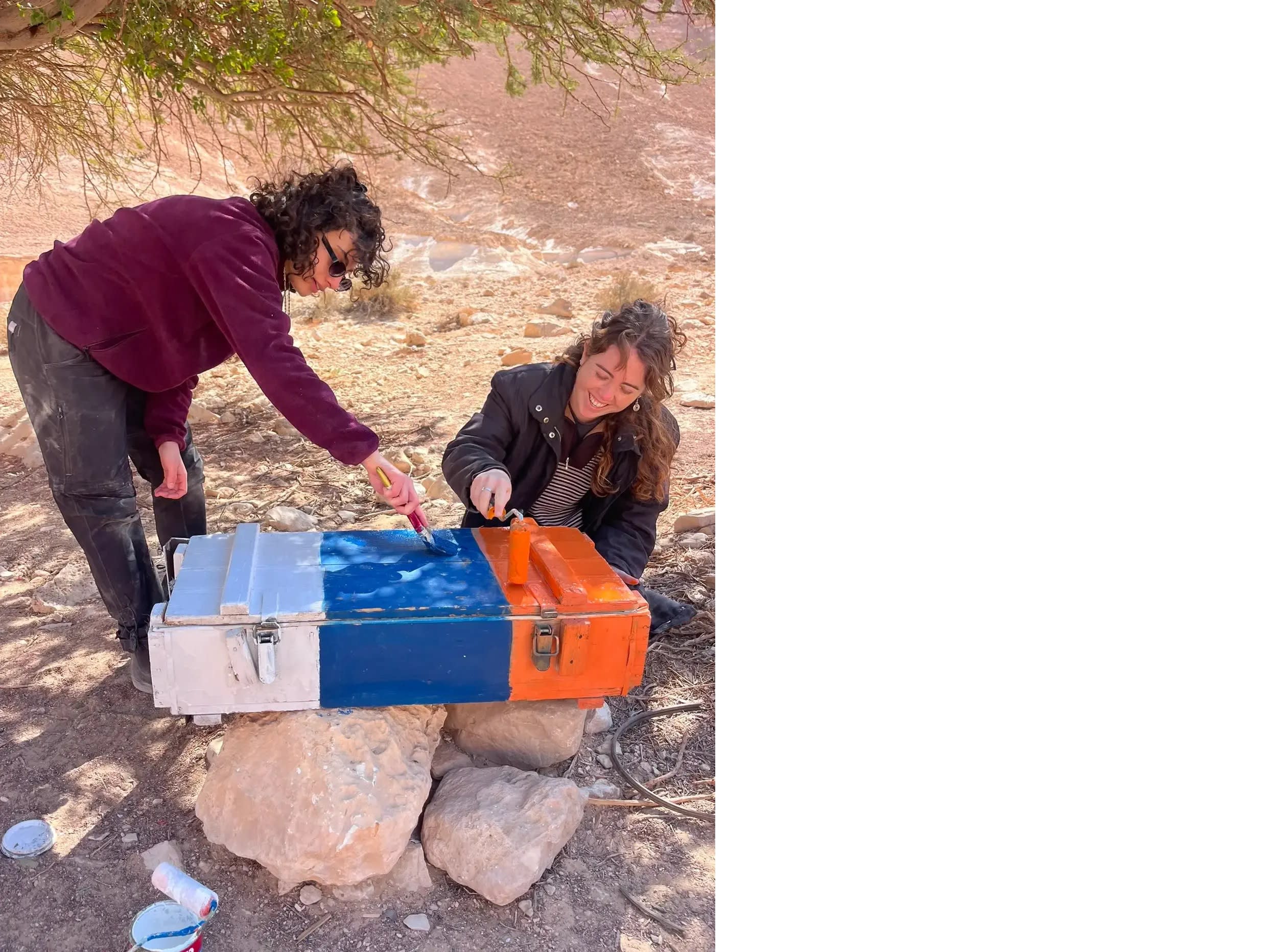 A book is usually the first thing to be given up when setting out on a trek. Israel National Trail library