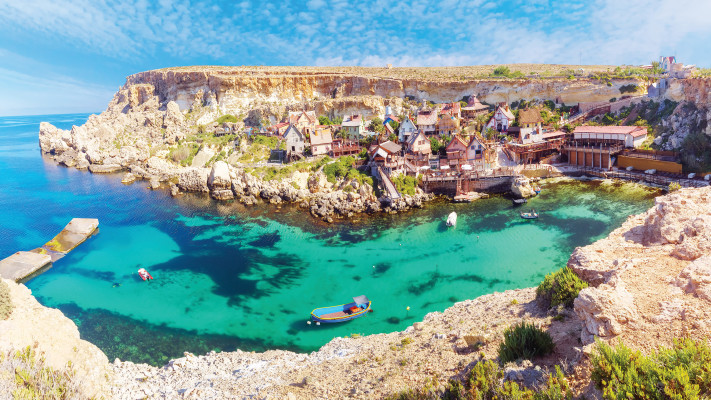 Beach in Malta.