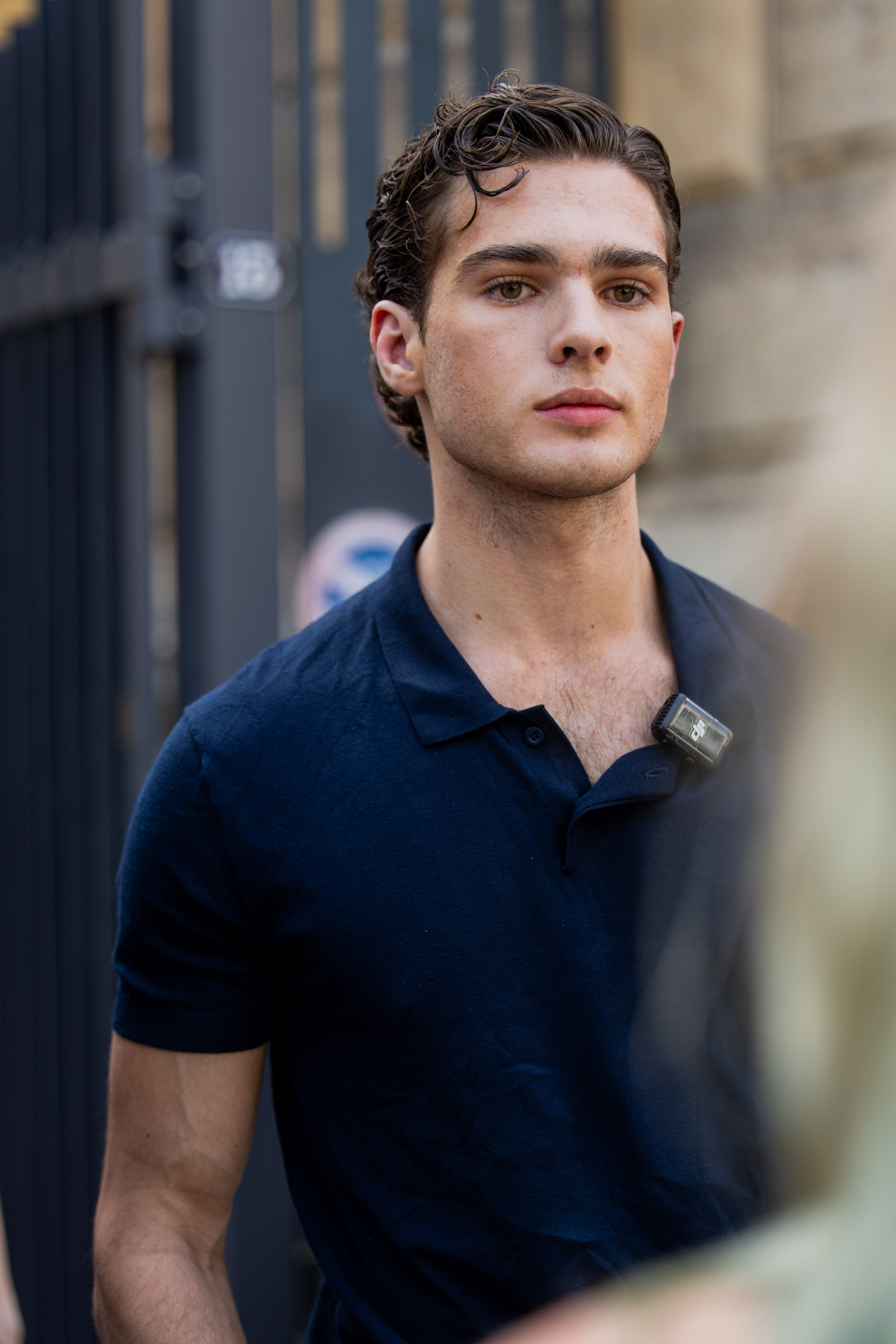 Clavicular is seen outside 424 during Day One of Paris Fashion Week - Menswear Spring/Summer 2027 on June 23, 2026 in Paris, France.
