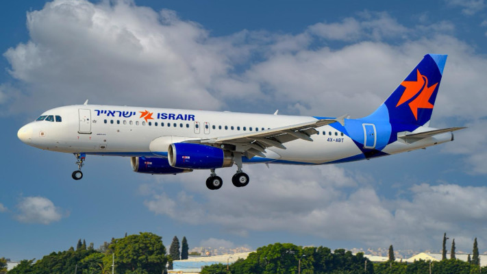 Israir Airbus A320 aircraft.