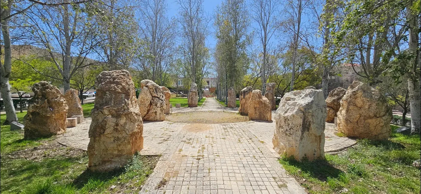 A local stone installation that became a small urban legend. The Stonehenge of Modi'in.