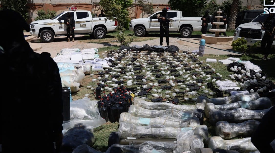 Syrian security forces seize a Hezbollah weapons shipment near the Syrian-Iraqi border, July 16, 2026.