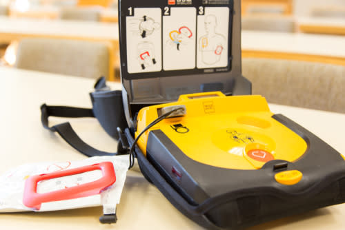 A defibrillator