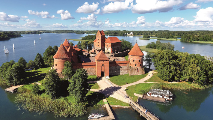 Trakai – Between Vilnius and Kaunas.