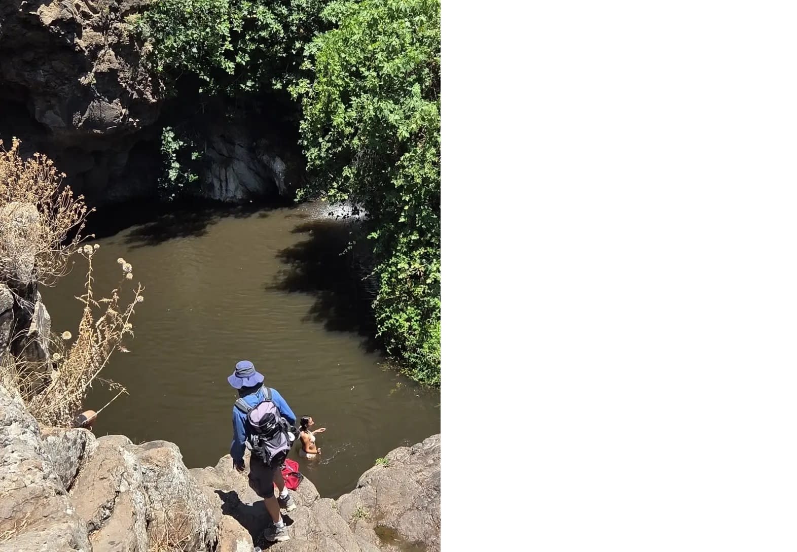 Devorah Waterfall in Nahal Jilaboun.