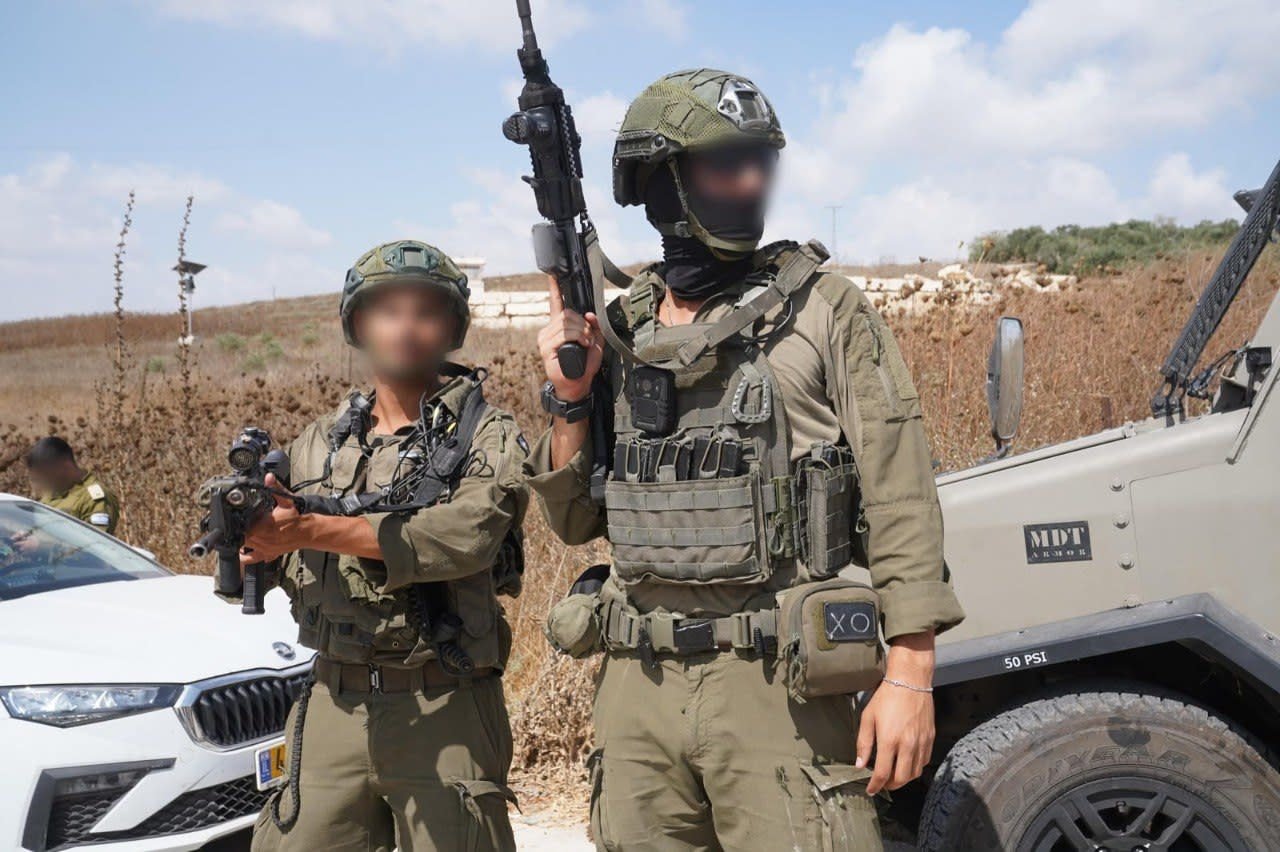 IDF soldiers conduct a manhunt for a terrorist who shot Israeli hikers in the West Bank, July 24, 2026.