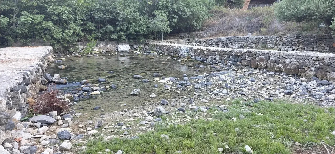 ''The real enemy of the streams is not the closed skies, but human management and water allocation.'' Hermon Stream (Banias)