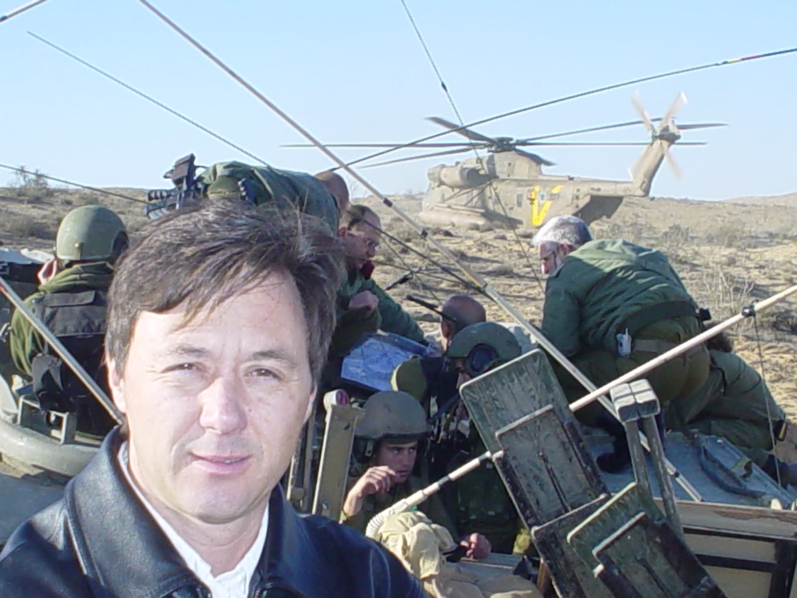 Arieh O'Sullivan in the field.