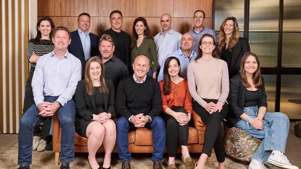 BioCatch employees with the CEO Gadi Mazor