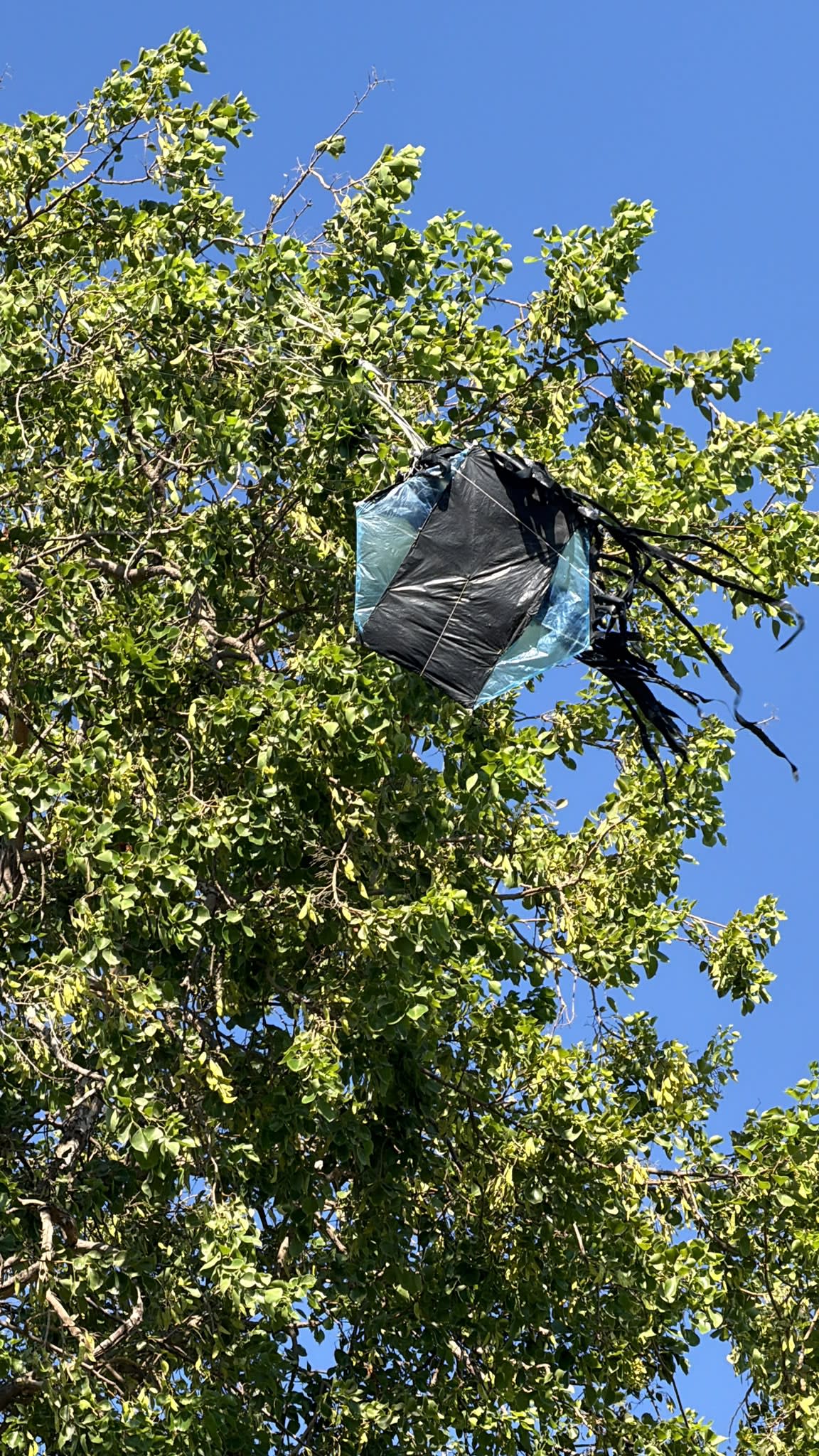 Kite launched from Gaza found in Nahal Oz.