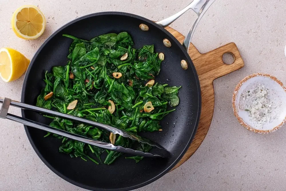 Spinach stew.