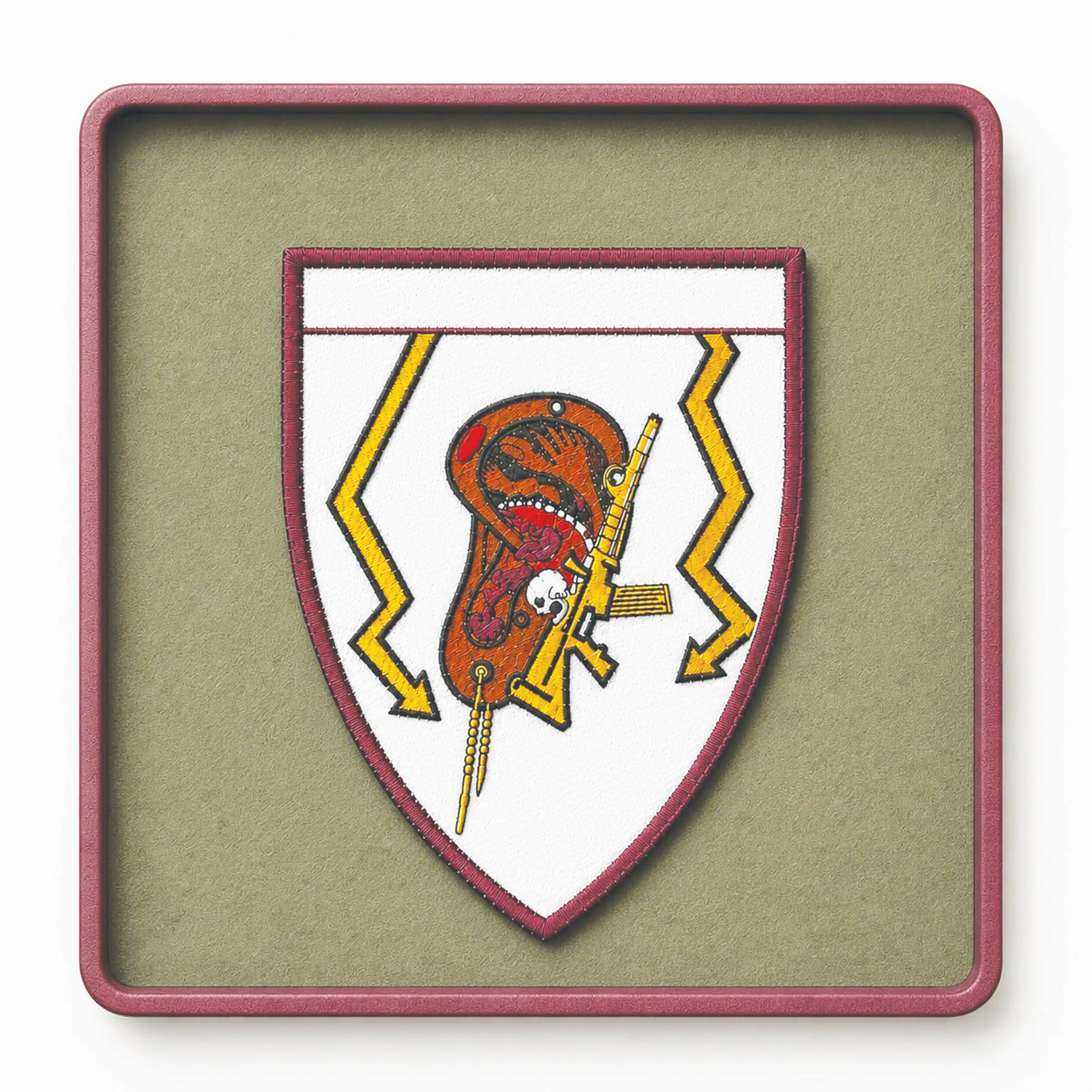 LIMOR KLEIN TIVOLI marries the collective and the personal in her ‘Where Did You Serve?’ series of faux military unit insignia.