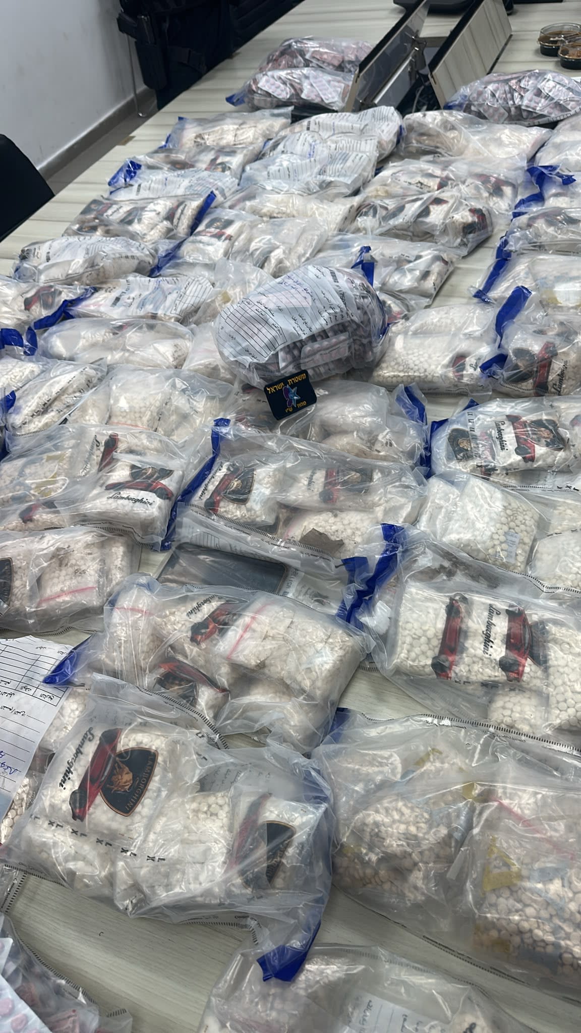 Drugs seized by Israel Police, September 22, 2026.