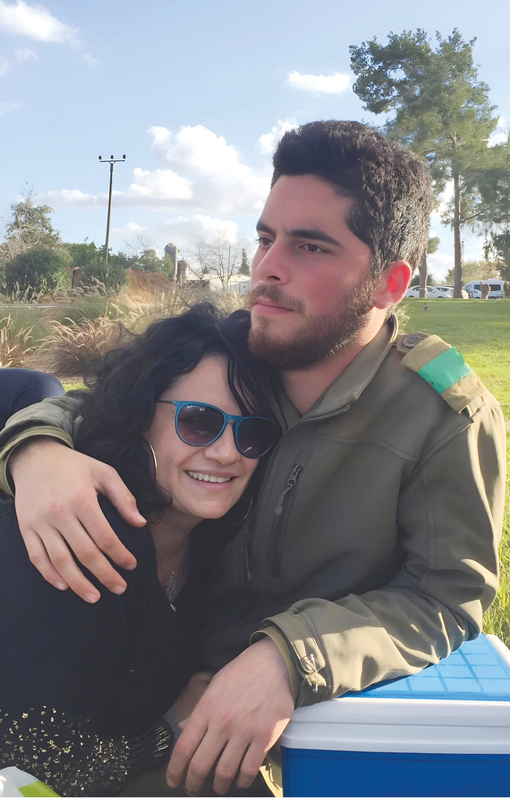ILAI WITH ADITAL at completion of Nahal Brigade’s squad commanders’ course.