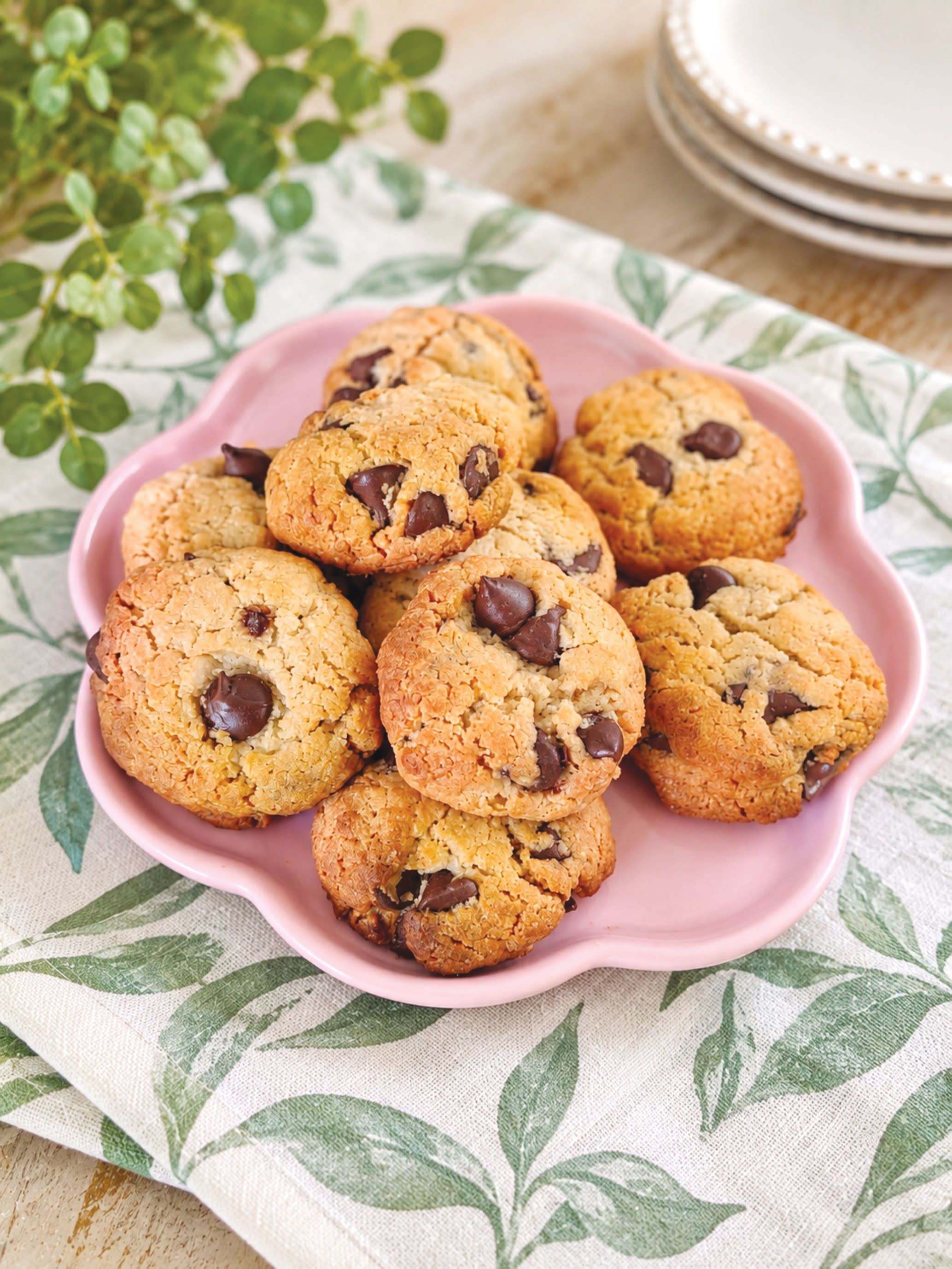 Almond butter cookies.