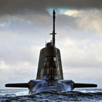 Royal Navy ambush submarine seen near Scotland