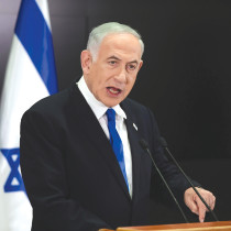  PRIME MINISTER Benjamin Netanyahu holds a news conference in Tel Aviv, last Monday