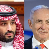 Saudi Crown Prince Mohammed bin Salman (Left) and Israeli Prime Minister Benjamin Netanyahu (Right)