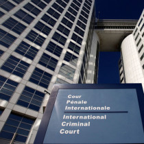  The entrance of the Internatinal Criminal Court (ICC) is seen in The Hague March 3, 2011. 