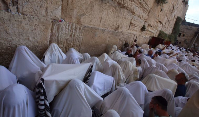 Priestly Blessing Western Wall Jerusalem - 16x20 Gallery Wrapped Can – I  Am Israel