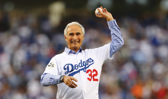 Sandy Koufax honored with a statue at Dodger Stadium - The