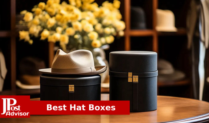 Hat Box Organizer Round Travel Hat Boxes Foldable Hat Storage Bag