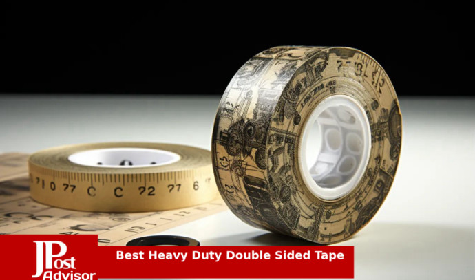  Clear Double Sided Tape Heavy Duty, 10FT x 2 Rolls