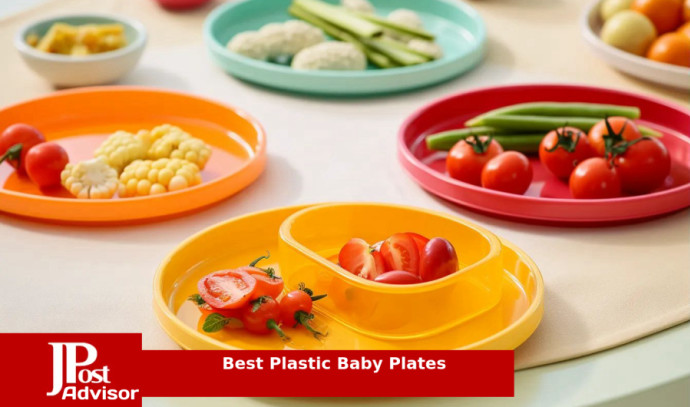 RE-PLAY Made in USA Deep Walled Divided Plates | Made from Eco Friendly  Heavyweight Recycled Plastic | Dishwasher & Microwave Safe | BPA Free |  White