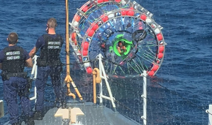 Florida man arrested after trying to cross Atlantic in hamster wheel - Vimarsana News