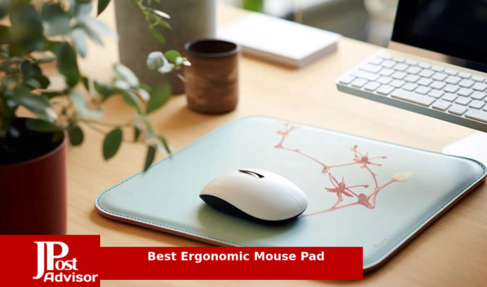 KUOSGM Large Ergonomic Mouse Pad Wrist Support, Carpal Tunnel Pain Relief  Mousepad Wrist Rest, Wrist Pad for Mouse with Gel Memory Foam for Computer  