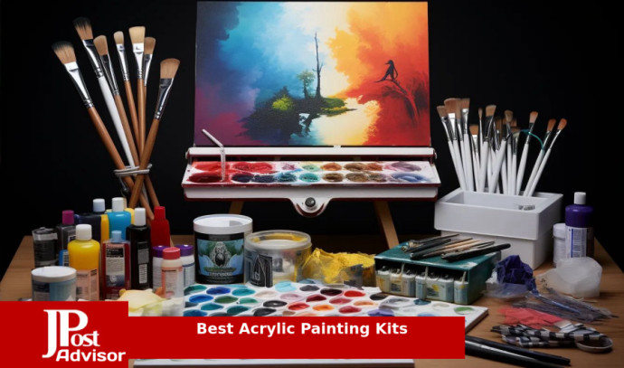 Premium Acrylic Paint Set - 24 Colors 59ml - Non-Toxic & Quick-Dry - 12  Brushes