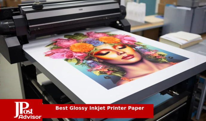 Koala Printable Glossy Sticker Paper for Inkjet Printer 120 Sheets 8.5x11  Sticker Photo Paper Glossy White Label Paper, Adhesive Photo Paper 