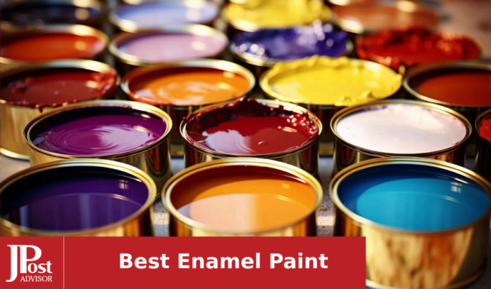 Enamel Acrylic Paint Set for Kids and Artists, 8 Vivid Colors (2 oz, 8 Pack)