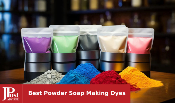 Erosom 12 Colors Mica Powder Pigments Soap Dye for Soap Coloring - Soap Making Colorants Set - 0.18oz 12 Bags - Skin Safe for DIY Soaps, Bath Bombs