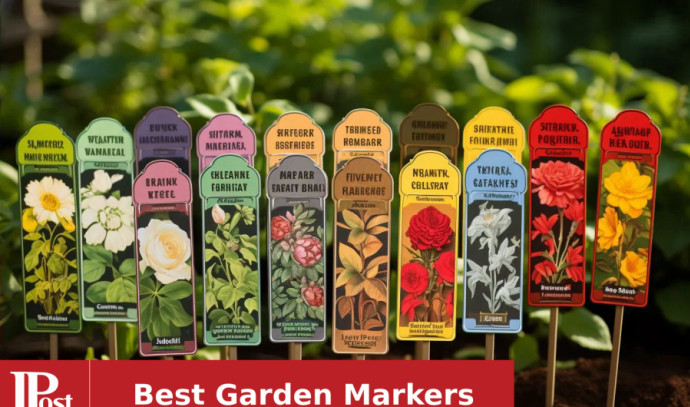 Mr. Pen- Garden Markers, Black, 4 Pack, Plant Markers, Garden Markers for  Plants Outdoor Waterproof, Plant Markers for Seedlings, Waterproof  Permanent