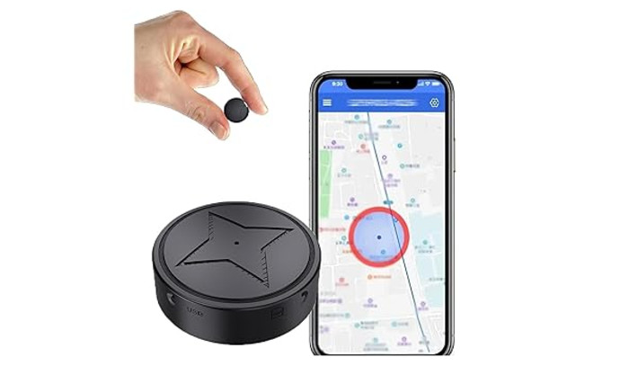 GPS Tracker for Vehicles, Mini Portable Real Time Magnetic GPS Tracking  Device, Full Global Coverage Location Tracker for Car, Kids, Dogs,  Motorcycle.