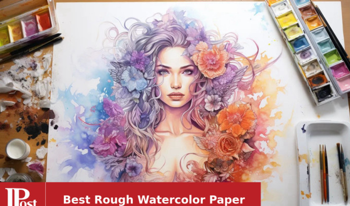 Paper Fashion Hot Press Watercolor Paper Pad 12X16-12 Sheets