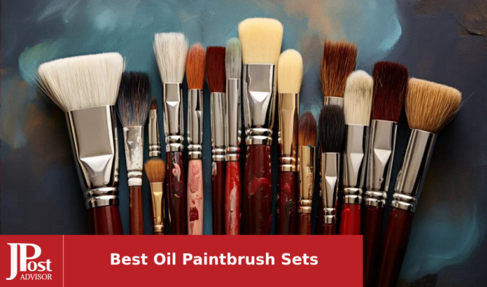 Crafts 4 All Paint Brushes Set 10 Pieces Professional Fine Tip Paint