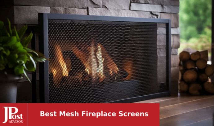 Fireplace Screen,Mesh Fireplace Cover Safe Cover,Fireplace Baby Proofing,Fire Place Cover for The Living Room Indoor, Fireplace Gate Cover for Child
