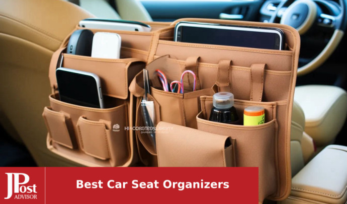 Car back seat organizer, 10 multifunctional pocket