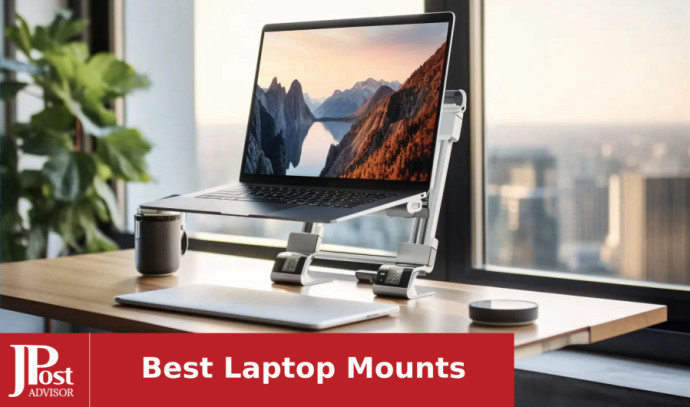 WALI Monitor Laptop Mount Stand, Laptop Tray up to 15.6 inch