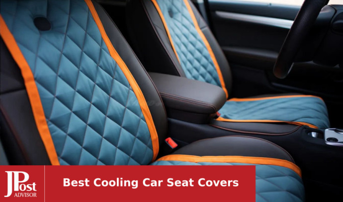 Zone Tech Cooling Car Seat Cushion Black 12v Automotive Massager