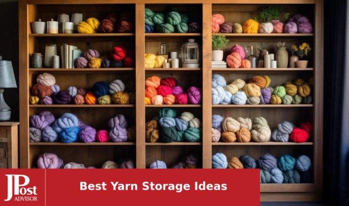 PACMAXI hanging yarn storage knitting organizer storage with 5
