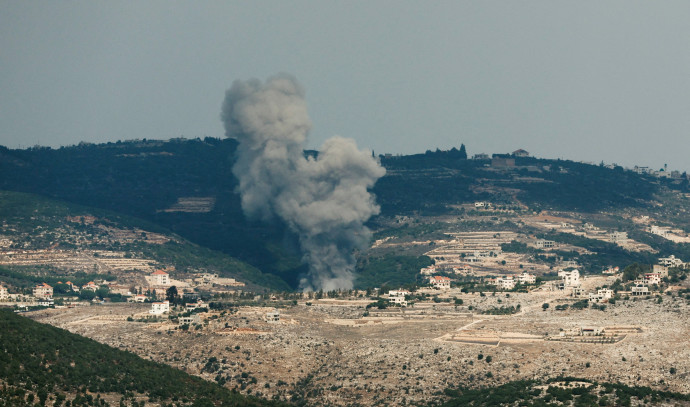 WATCH: IDF strikes in Lebanon after massive Hezbollah barrage